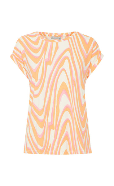 Seen tee - apricot wash