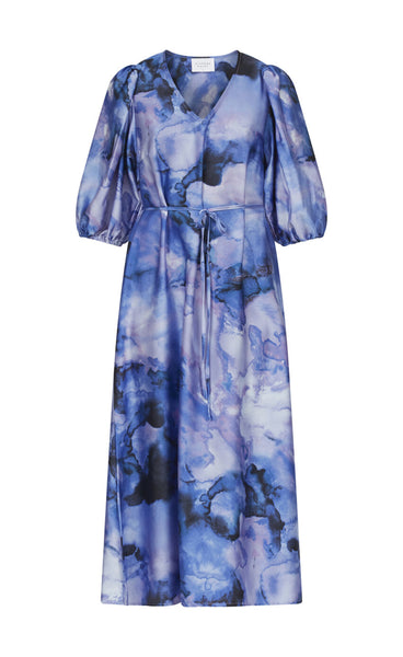 Ventia dress - blue marble