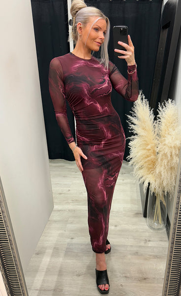 Tamara dress - bordeaux