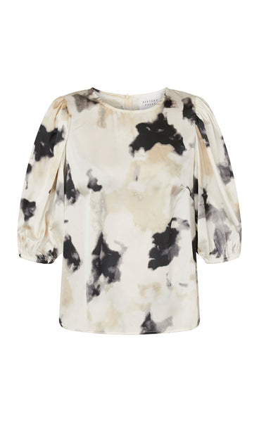 Ventia blouse - cream/black