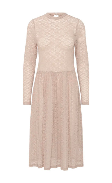 Lacey dress - taupe