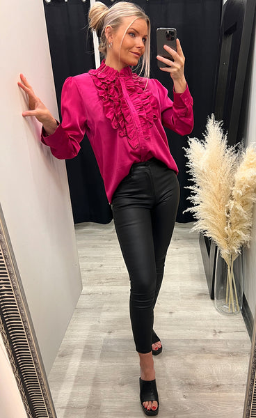 Chanel blouse - fuchsia