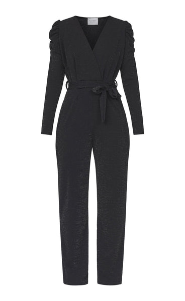 Egina jumpsuit - black/silver