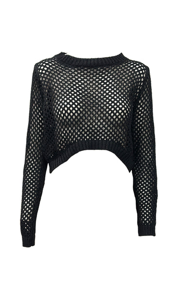 Sindy pullover - black glitter