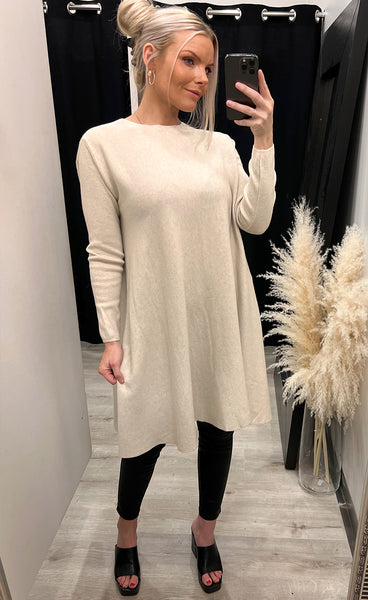 Alice knit dress - beige