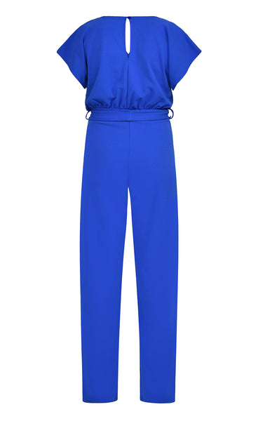 Girl jumpsuit - bright cobalt