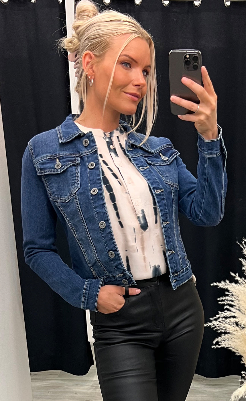 Denim jacket - dark blue