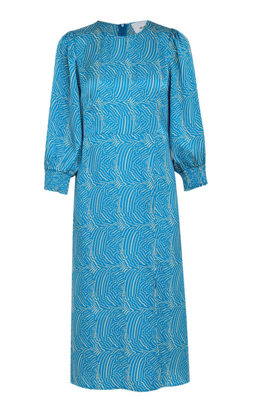 Visala dress - horizon blue