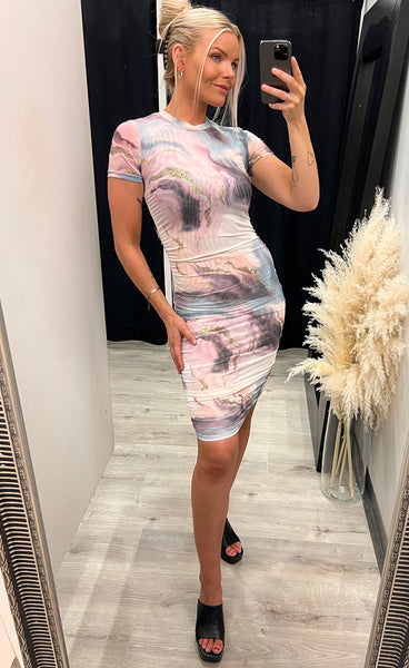 Eva dress - rose/gold