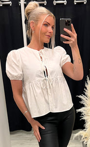 Birgitta blouse - white