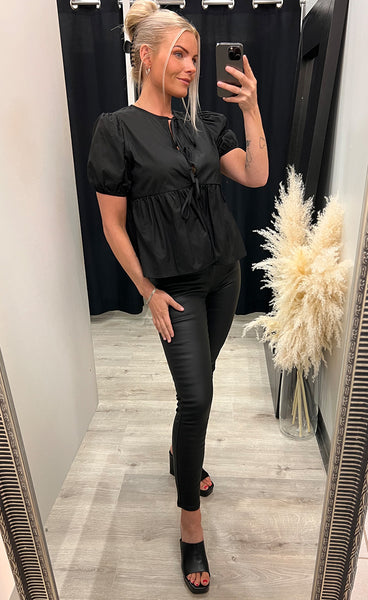 Birgitta blouse - black