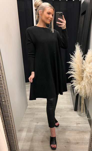 Alice knit dress - black