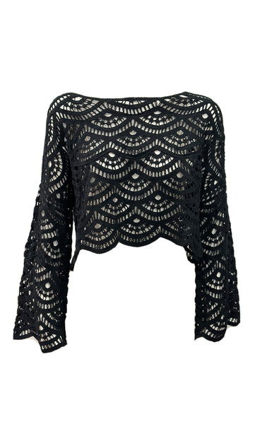 Ellis knit pullover - black