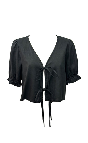 Evelyn blouse - black