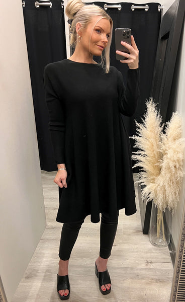 Alice knit dress - black