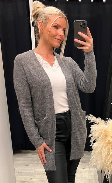 Kamara cardigan - grey melange