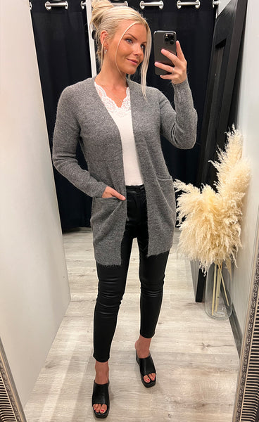 Kamara cardigan - grey melange