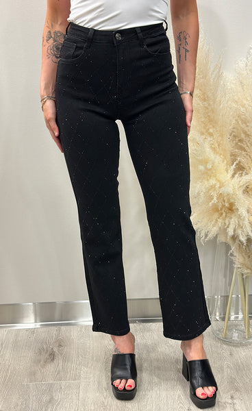 Glitter jeans 88747 - STRAIGHT