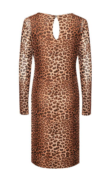 Tori dress - leopard