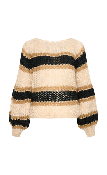 Pacific knit sweater - camel mix