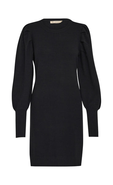 Anissa knit dress - black