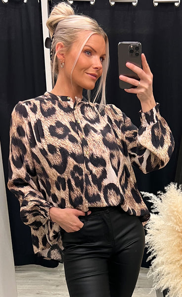 Sonna blouse - leopard