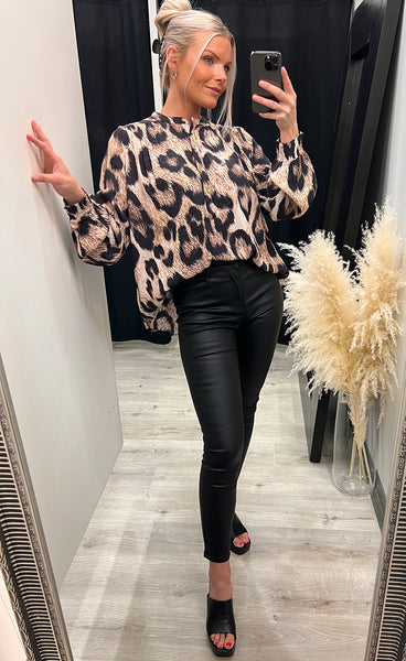 Sonna blouse - leopard