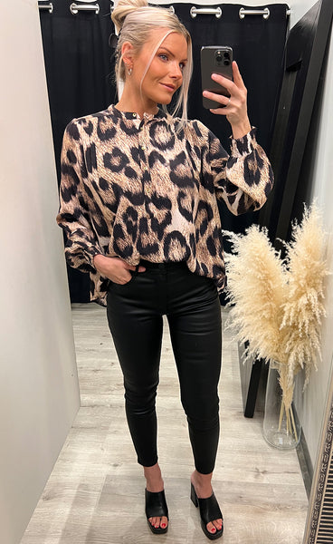 Sonna blouse - leopard