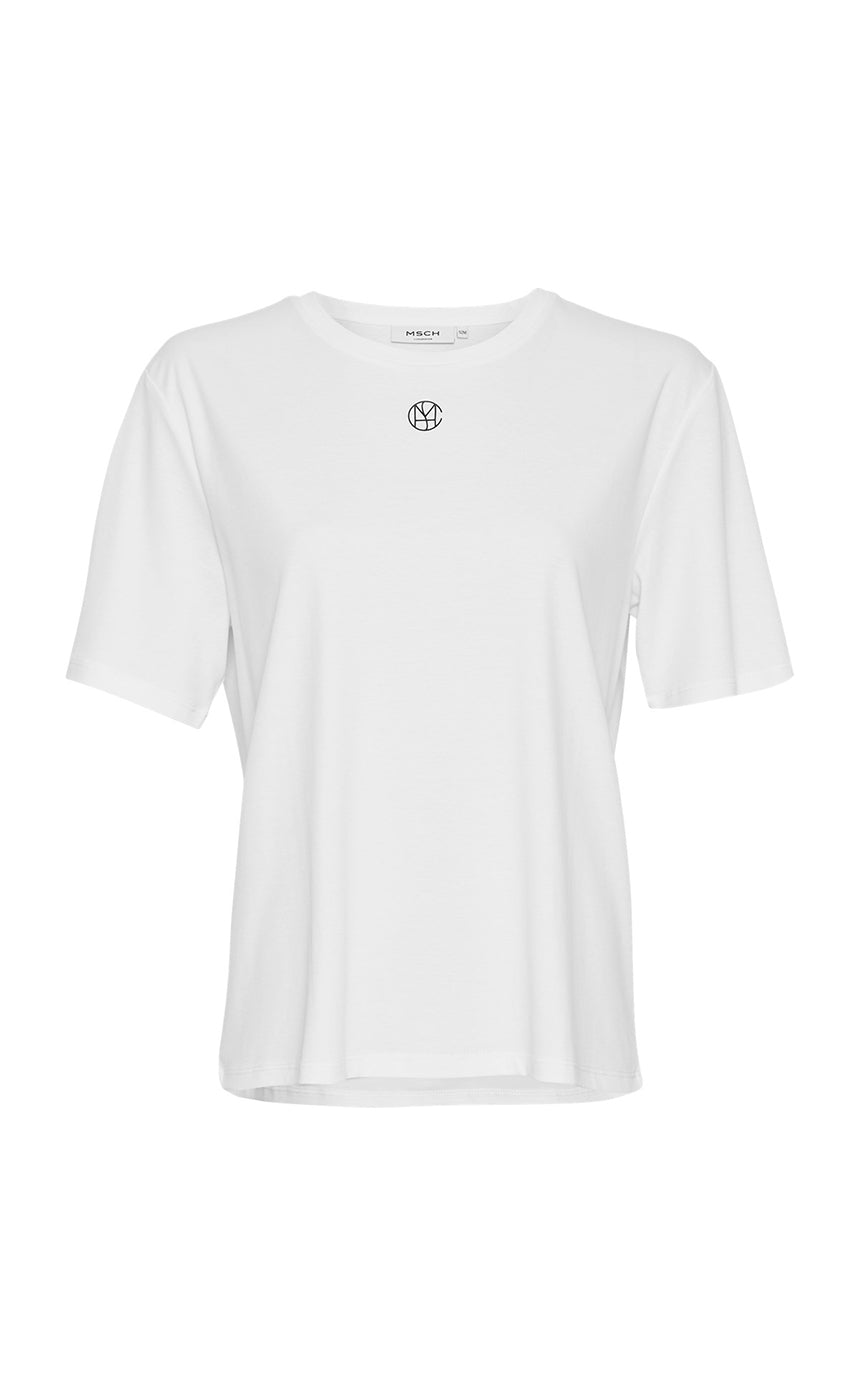 Melea icon tee - white/black