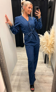 Jules jumpsuit - medium blue