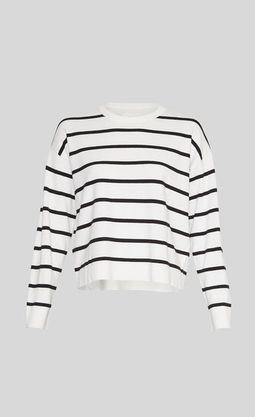 Maura rachelle pullover - ice/black