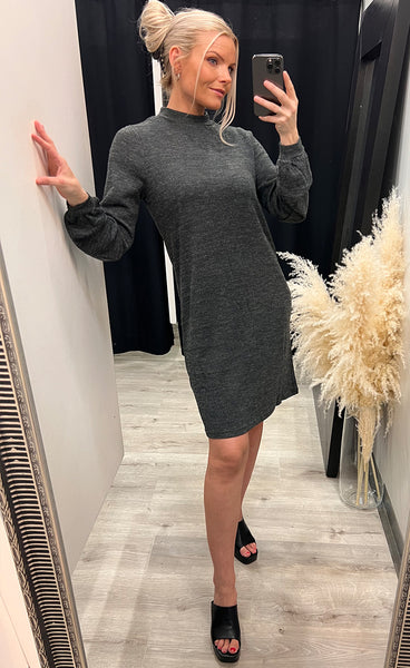 Anabel dress 1 - grey melange