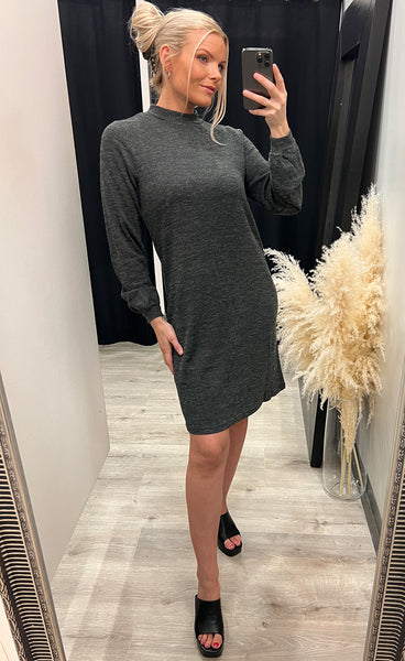 Anabel dress 1 - grey melange