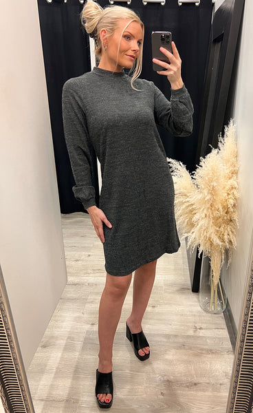 Anabel dress 1 - grey melange