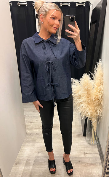 Luna jacket - blue denim