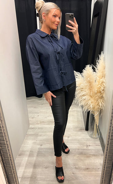 Luna jacket - blue denim