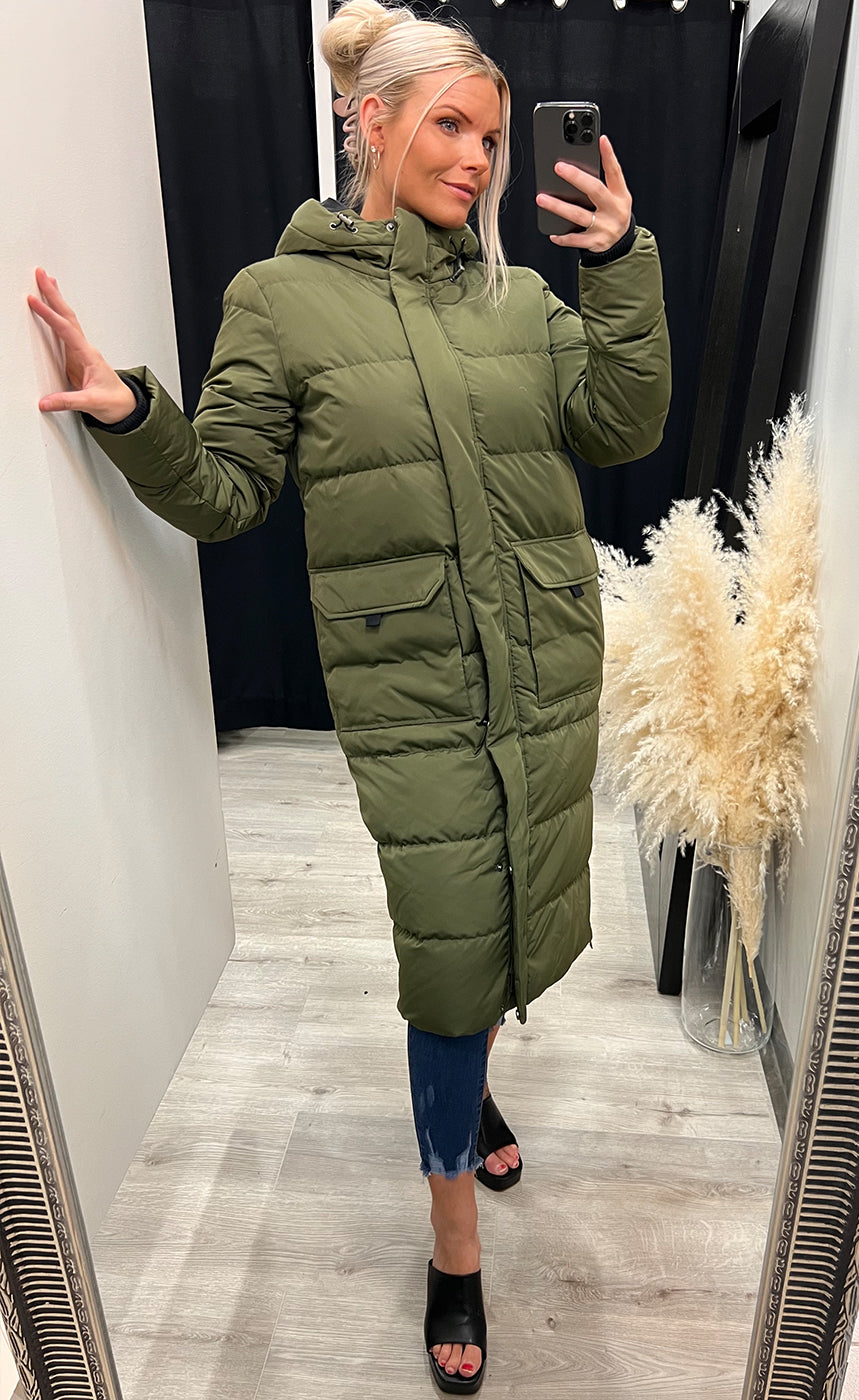 Bella down jacket 1 - olive