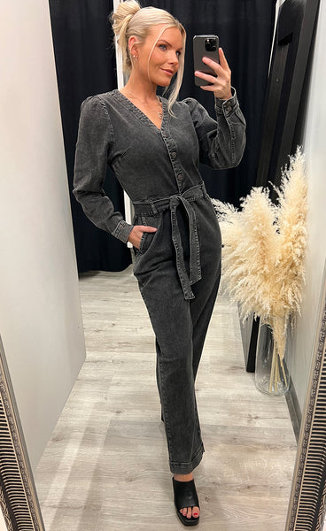 Harper jumpsuit - grey washed