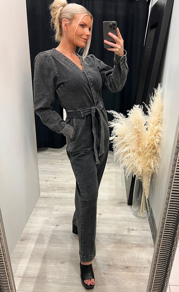 Harper jumpsuit - grey washed