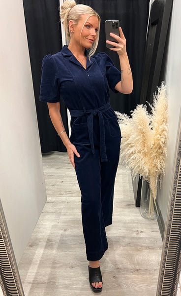 Rosette jumpsuit - maritime blue