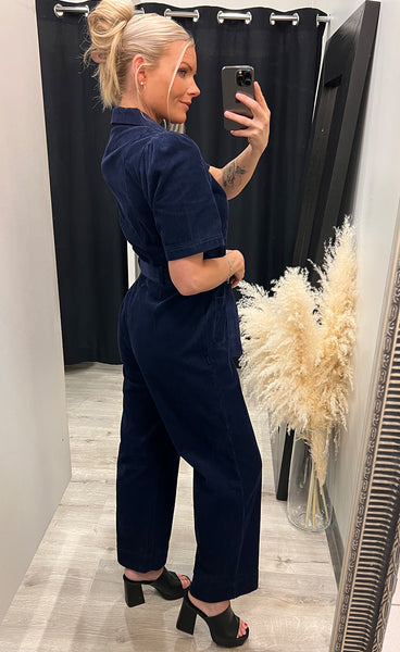 Rosette jumpsuit - maritime blue