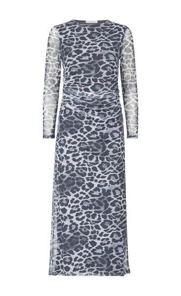 Esme dress - grey leo