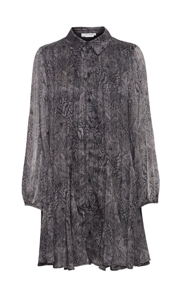 Meggy dress - feather print