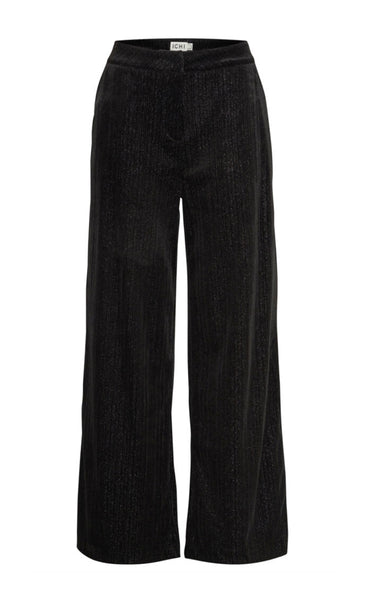 Kate glamour pants - black glitter