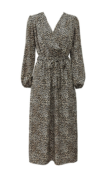 Poppy dress - leopard