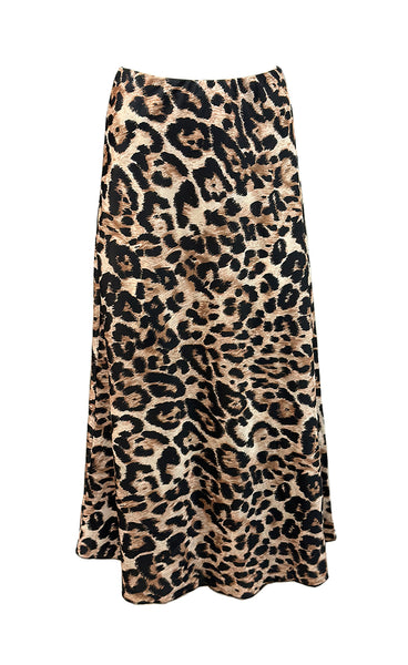 Leopard skirt - brown/black