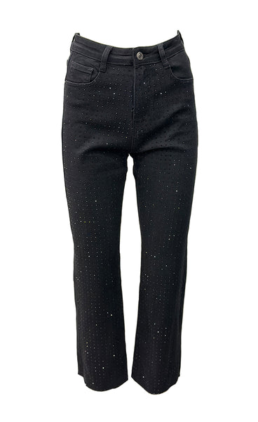 Glitter pants 77698 - black