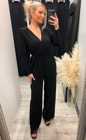 Nareen jumpsuit - black glitter