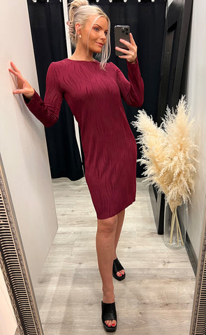 Katie dress 1 - beet red