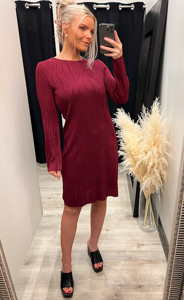 Katie dress 1 - beet red